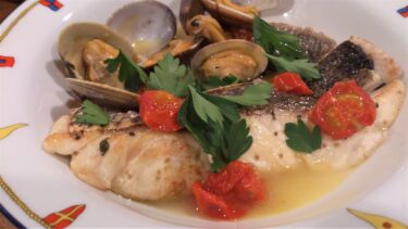 魚のアクアパッツァ / Pesce all’acqua pazza